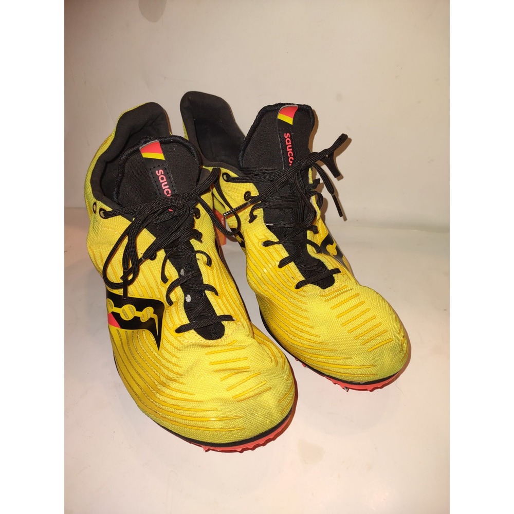 Saucony Ballista MD Men's Track & Field Spikes Size 11 Running Yellow Sportswear